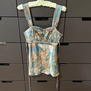 Self Esteem Paisley Print Women Top